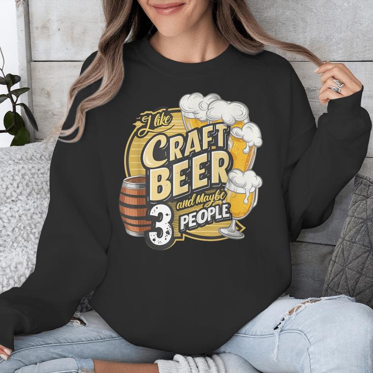 Craft Beer Lover Introverted & Hoppy Unisex Sweatshirt
