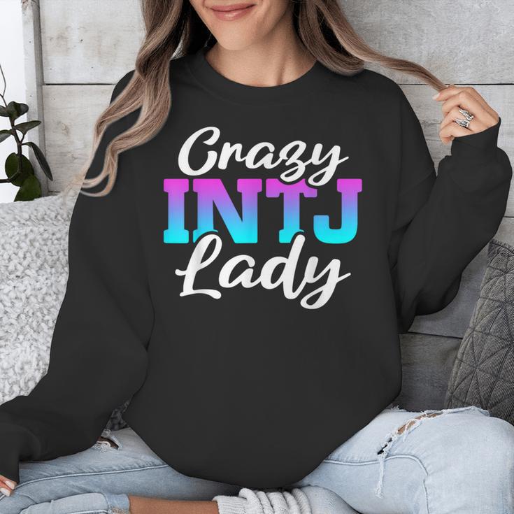 Crazy INTJ Lady Introvert Personality Unisex Sweatshirt Crazy INTJ Lady Introvert Personality Unisex Sweatshirt
