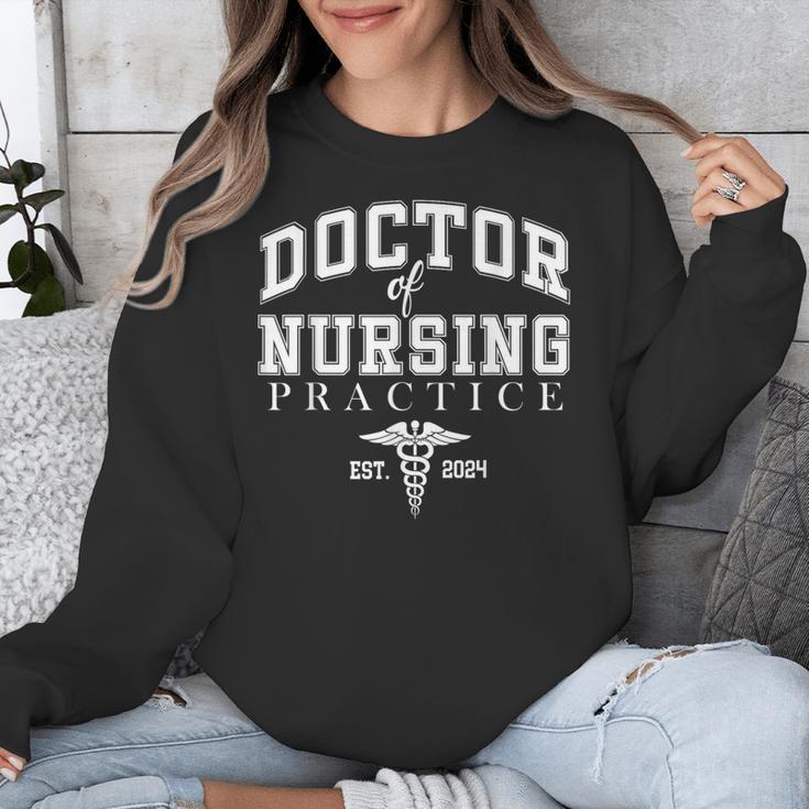Cute DNP Nurse Live Loves Heal Graduation Appreciation Unisex Sweatshirt