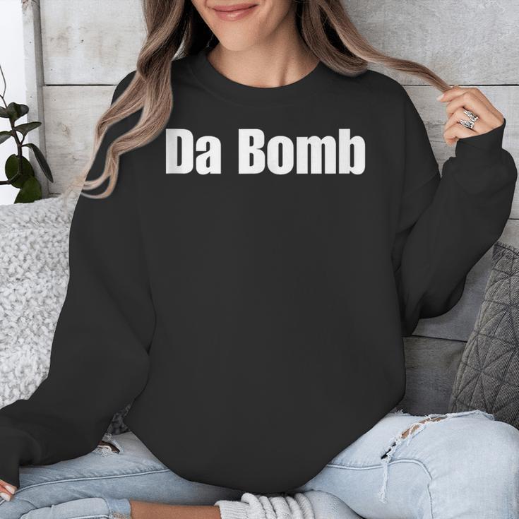 Da Bomb 90s Nostalgia Quote Unisex Sweatshirt