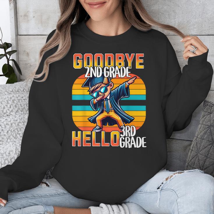 Dabbing Boy Goodbye 2nd Grade Hello 3rd Grade Graduation Unisex Sweatshirt