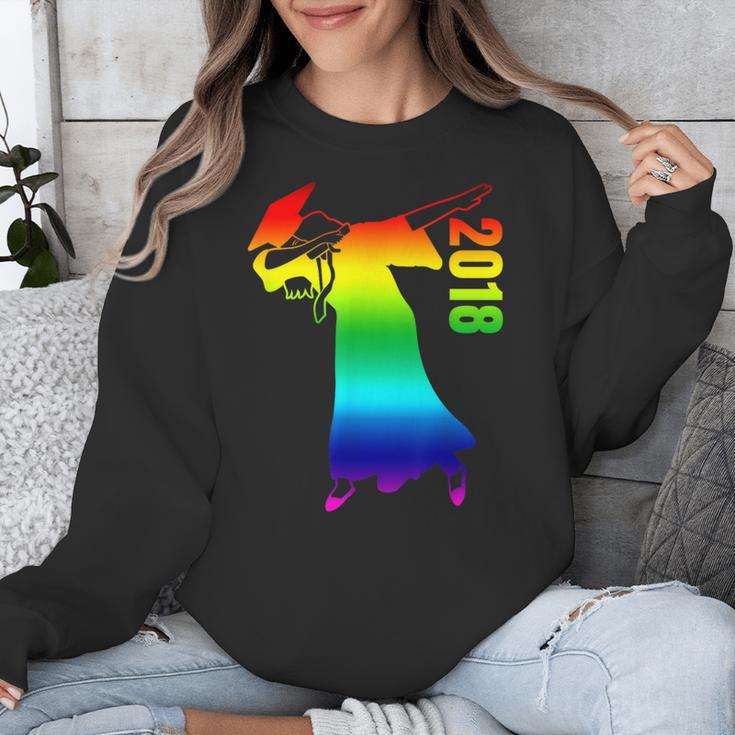 Dabbing Graduate 2018 Graduation Celebration Unisex Sweatshirt