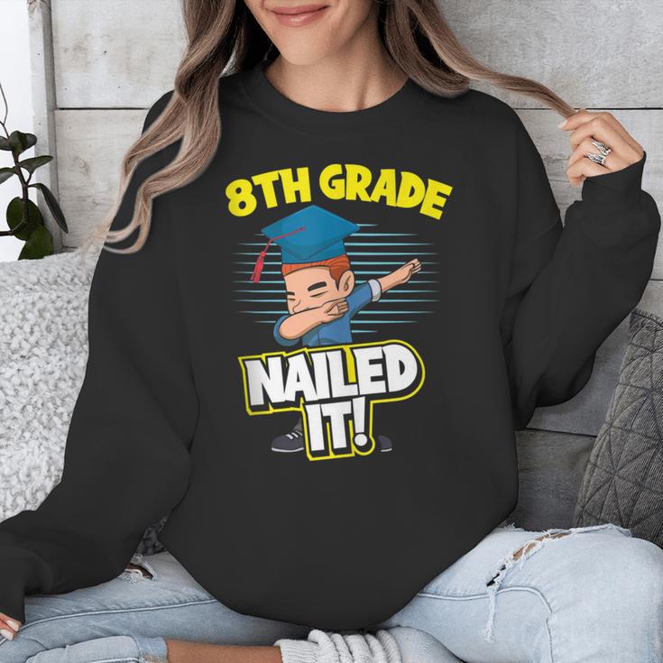 Dabbing Graduation Boy 8th Grade Class Of 2021 Unisex Sweatshirt