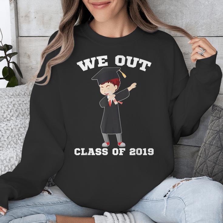 Dabbing Graduation Boy Class Of 2019 We Out Unisex Sweatshirt