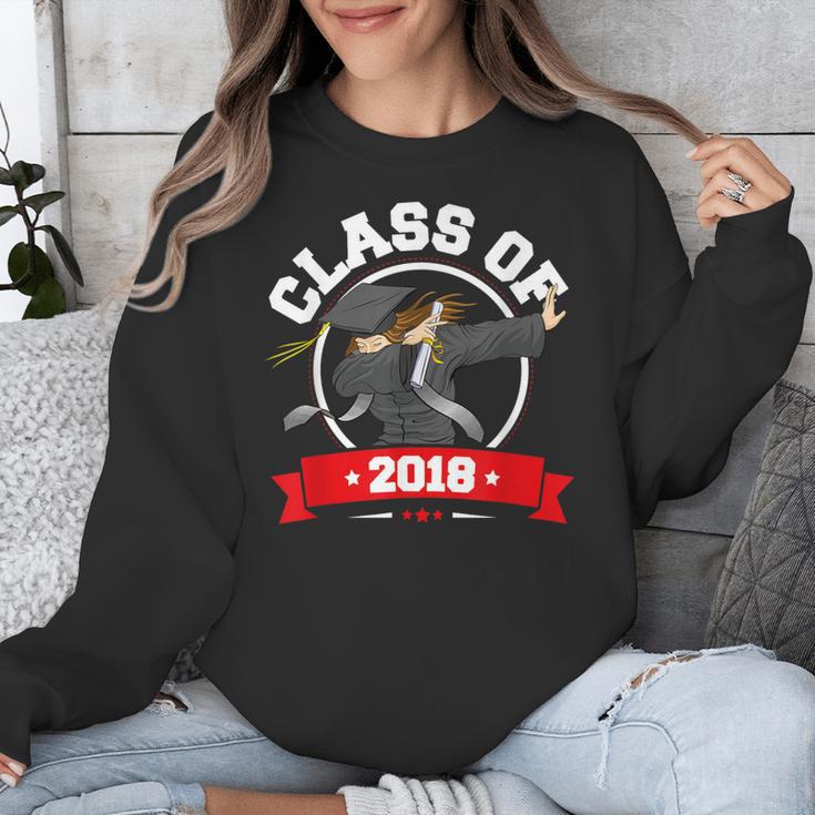 Dabbing Graduation Class Of 2018 Women Unisex Sweatshirt