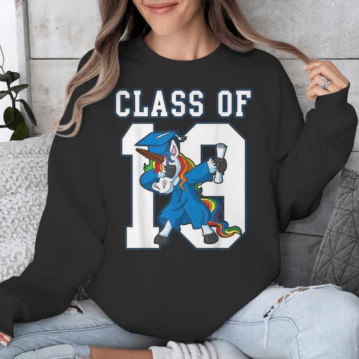 Dabbing Graduation Class Of 2019 Unicorn Shirt Unisex Sweatshirt
