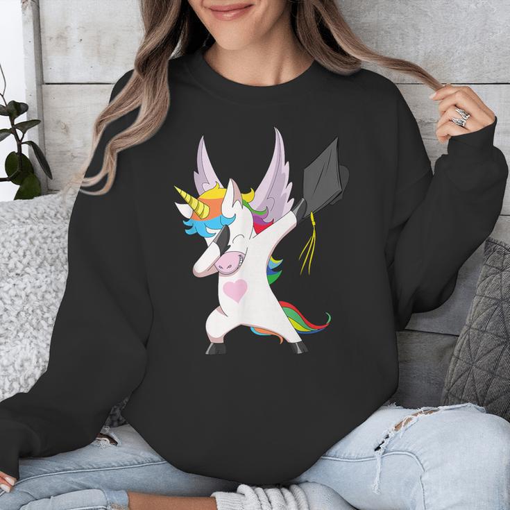 Dabbing Unicorn Graduation Class Of 2019 Women Unisex Sweatshirt