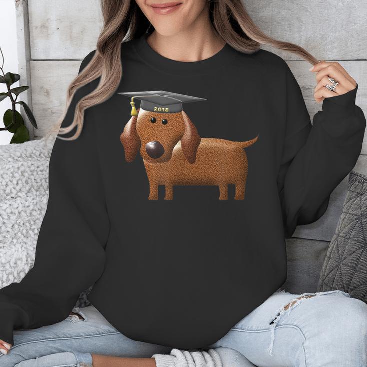 Dachshund Graduation 2018 Dog Graduation Shirt For Men Women Kids Unisex Sweatshirt