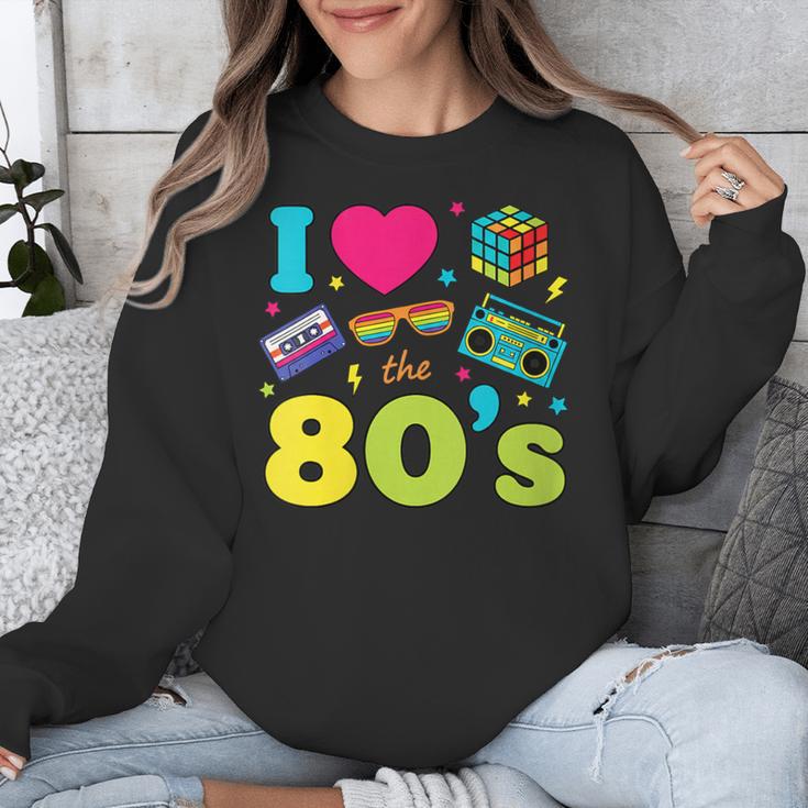 Dad I Love The 80's Retro 80s Nostalgia For Dad Unisex Sweatshirt