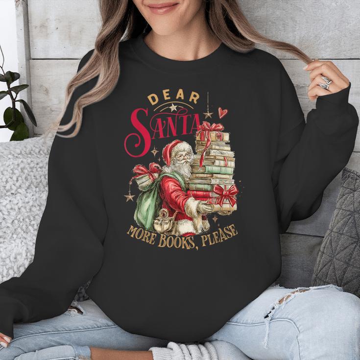Dear Santa More Books Please Christmas Unisex Sweatshirt Dear Santa More Books Please Christmas Unisex Sweatshirt
