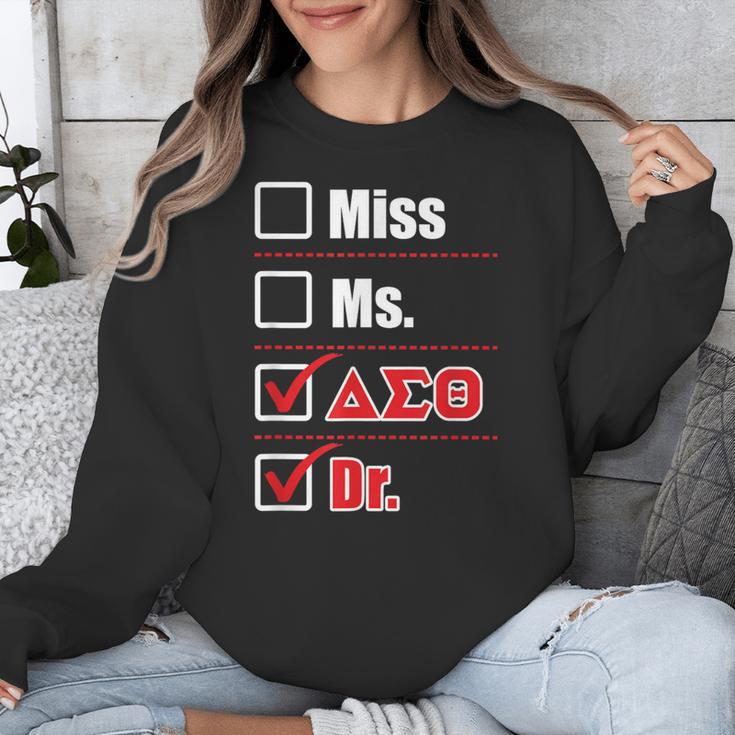 Delta Sigma Theta Sorority Delta Doctor Graduation Unisex Sweatshirt