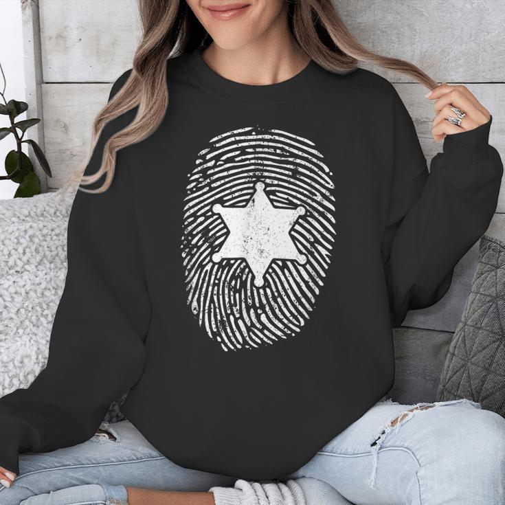 Deputy Sheriff DNA Sheriff Graduation 6 Star Badge Unisex Sweatshirt