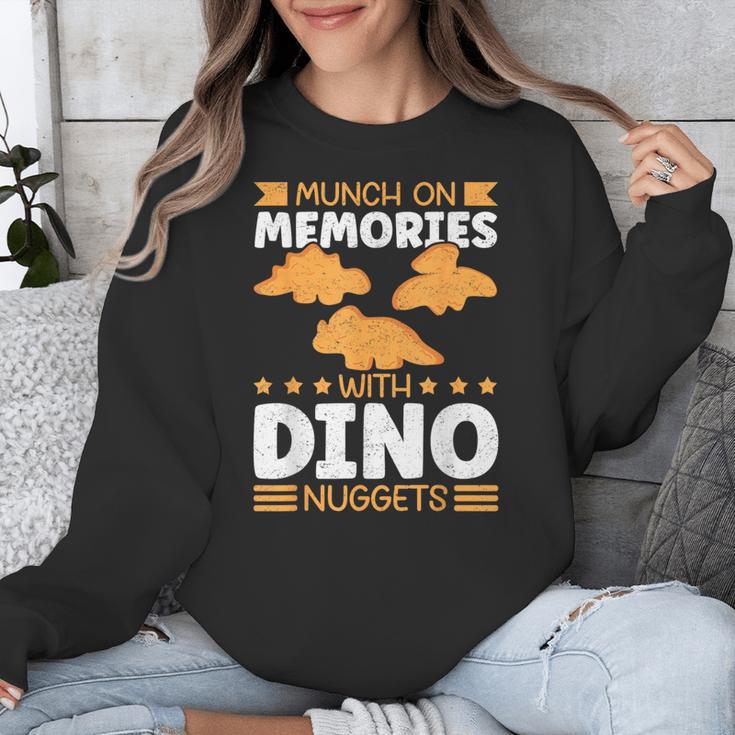 Dino Nuggets Chicken Snack Memory Bite Unisex Sweatshirt Dino Nuggets Chicken Snack Memory Bite Unisex Sweatshirt