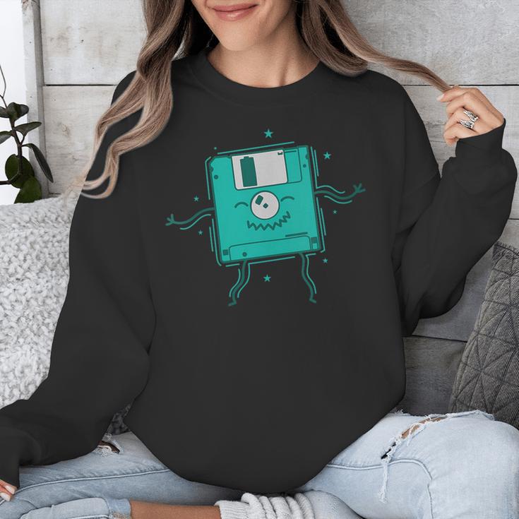 Diskette Dances Retrospec Memory Module Data Carrier Unisex Sweatshirt Diskette Dances Retrospec Memory Module Data Carrier Unisex Sweatshirt