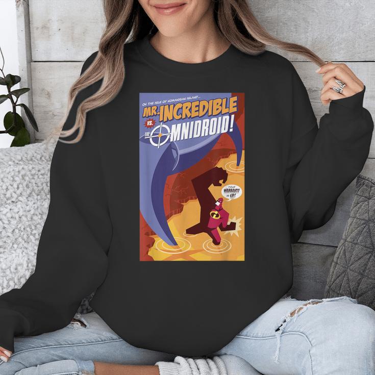 Disney Pixar The Incredibles Omnidroid Comic Book Cover Unisex Sweatshirt