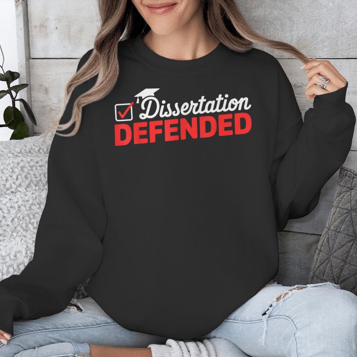 Dissertation Defended PhD Graduate PhD Graduation 2025 Unisex Sweatshirt