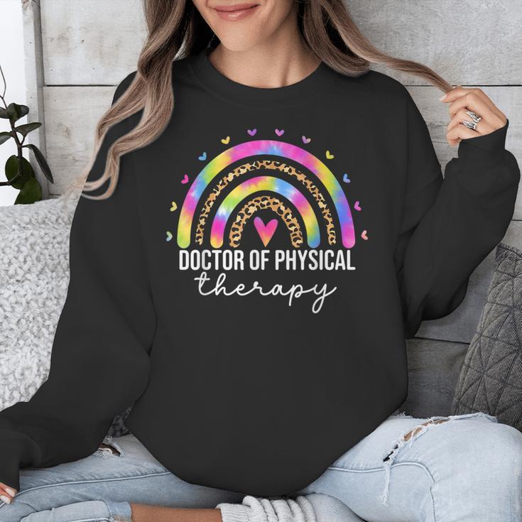 Doctor Of Physical Therapy Therapist DPT Graduation Rainbow Unisex Sweatshirt