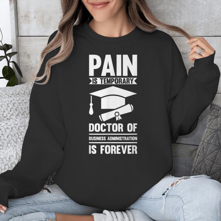 Doctorate Is Forever- Graduation Achievement DBA Doctorate Unisex Sweatshirt