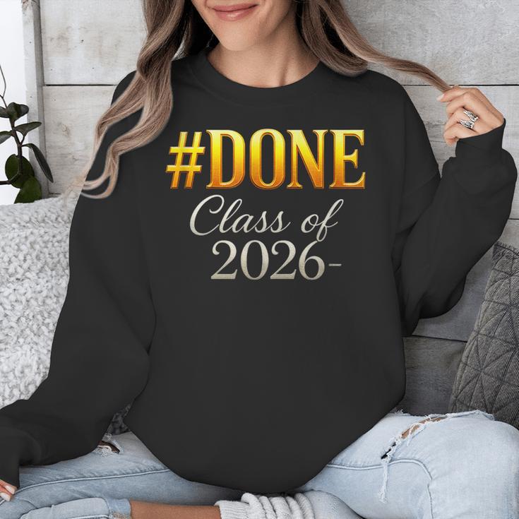 Done Class Of 2026 Graduation Unisex Sweatshirt