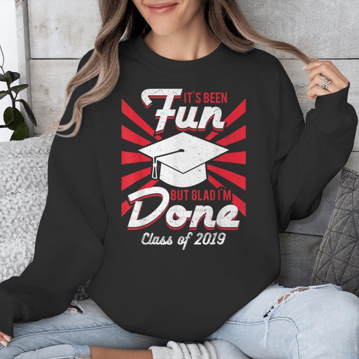 Im Done Graduating Class Of 2019 School GraduationShirt Unisex Sweatshirt