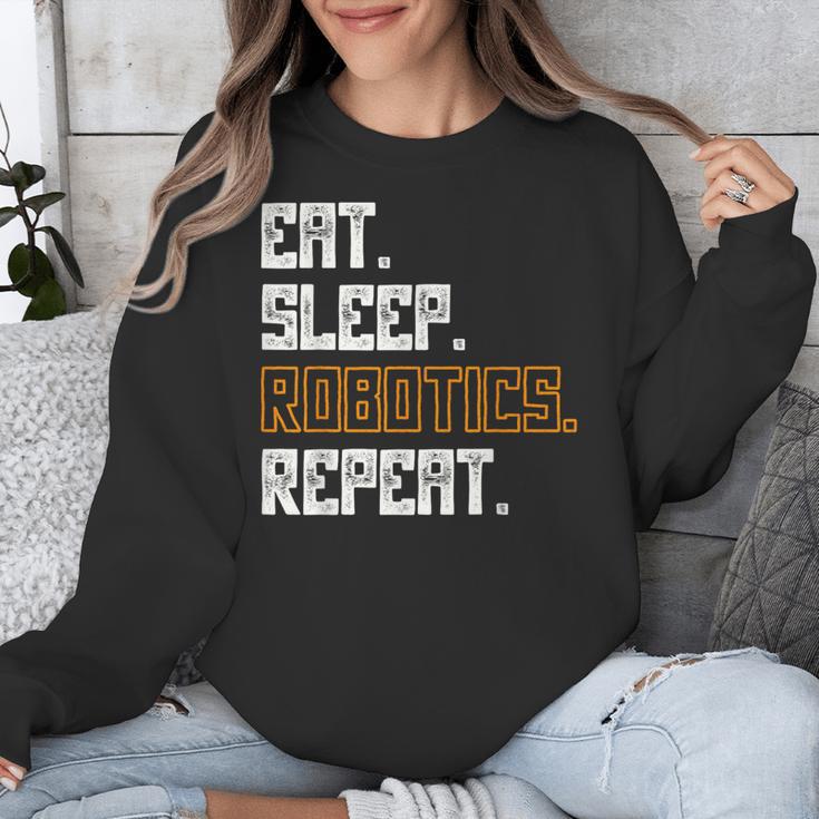 Eat Sleep Robotics Repeat Shirt Graduation Unisex Sweatshirt