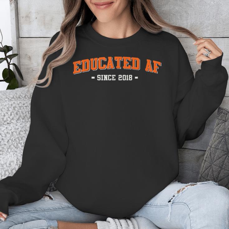 Educated AF 2018 Graduation Unisex Sweatshirt