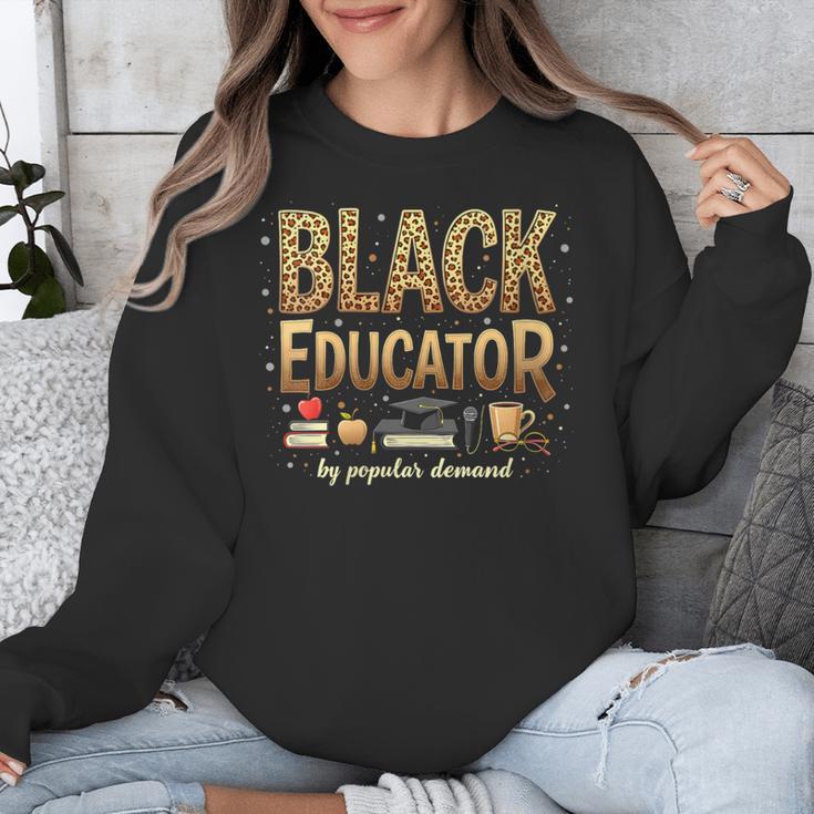 Educator By Popular Demand African American Book Lover Unisex Sweatshirt Educator By Popular Demand African American Book Lover Unisex Sweatshirt