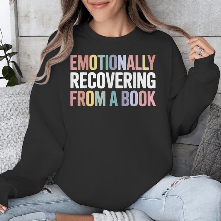 Emotionally Recovering From a Book Reading Librarian Unisex Sweatshirt Emotionally Recovering From a Book Reading Librarian Unisex Sweatshirt