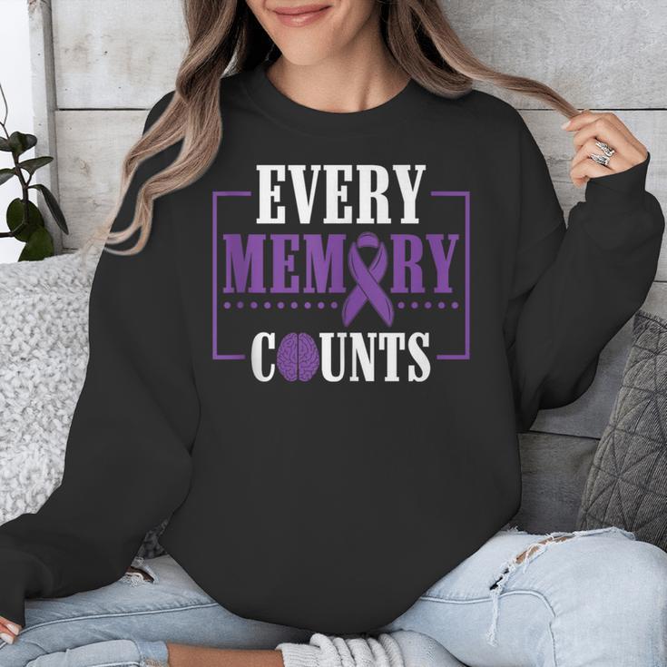 Every Memory Counts Alzheimer's Awareness Dementia Unisex Sweatshirt Every Memory Counts Alzheimer's Awareness Dementia Unisex Sweatshirt