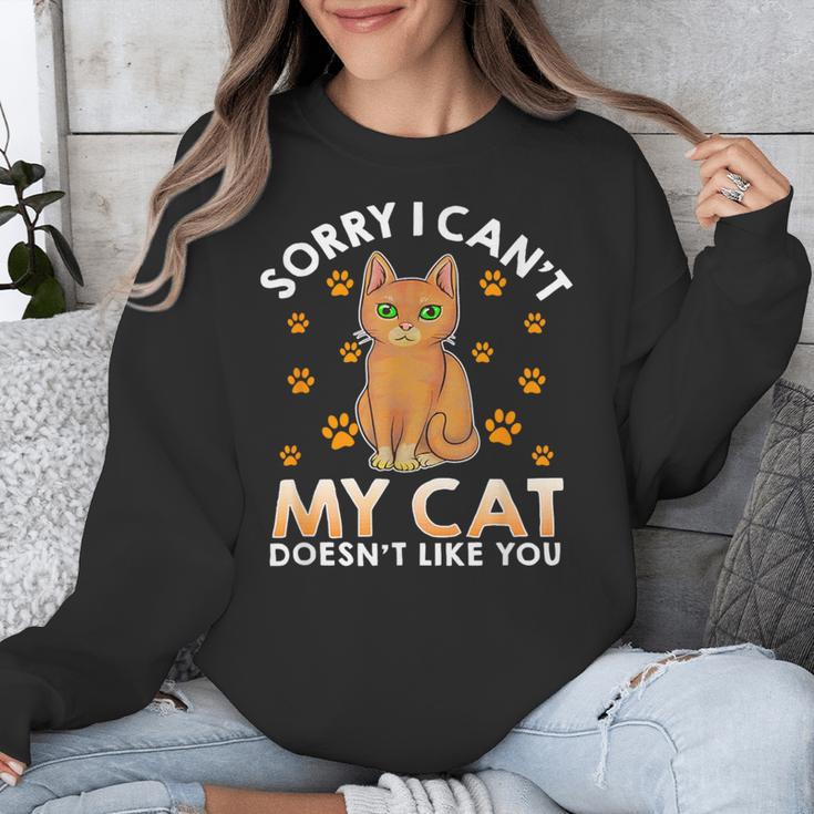 Excuse For Introverts My Cat Doesnt Like You Cat Unisex Sweatshirt Excuse For Introverts My Cat Doesnt Like You Cat Unisex Sweatshirt