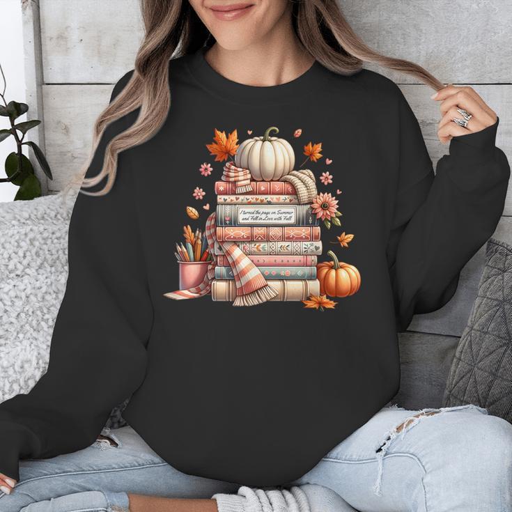 Fall Colors s I Love Fall s Books & Pumpkins Unisex Sweatshirt Fall Colors s I Love Fall s Books & Pumpkins Unisex Sweatshirt