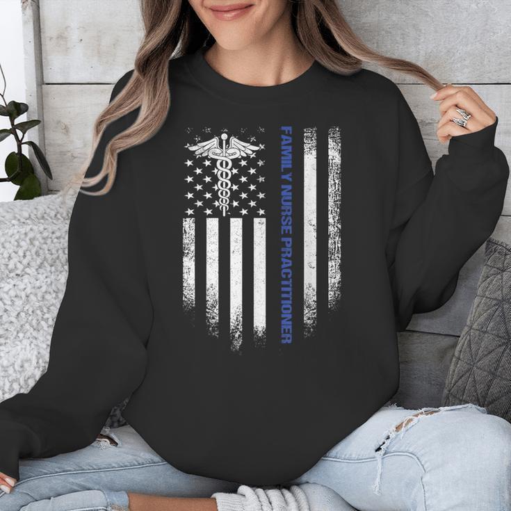 Family Nurse Practitioner Flag FNP Nursing Graduation Unisex Sweatshirt