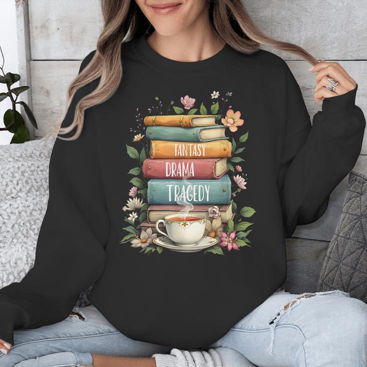 Fantasy Drama Tragedy Book Lover Subtle Watercolor Unisex Sweatshirt Fantasy Drama Tragedy Book Lover Subtle Watercolor Unisex Sweatshirt