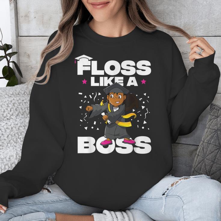 Floss Like A Boss Shirt Class Of 2019 Graduation Kids Unisex Sweatshirt