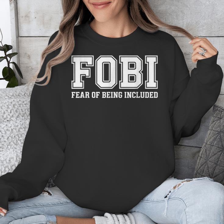 FOBI Fear Of Being Excluded Introverts Unisex Sweatshirt FOBI Fear Of Being Excluded Introverts Unisex Sweatshirt