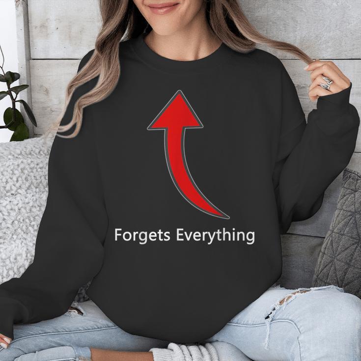 Forgets Everything Bad Memory Unisex Sweatshirt