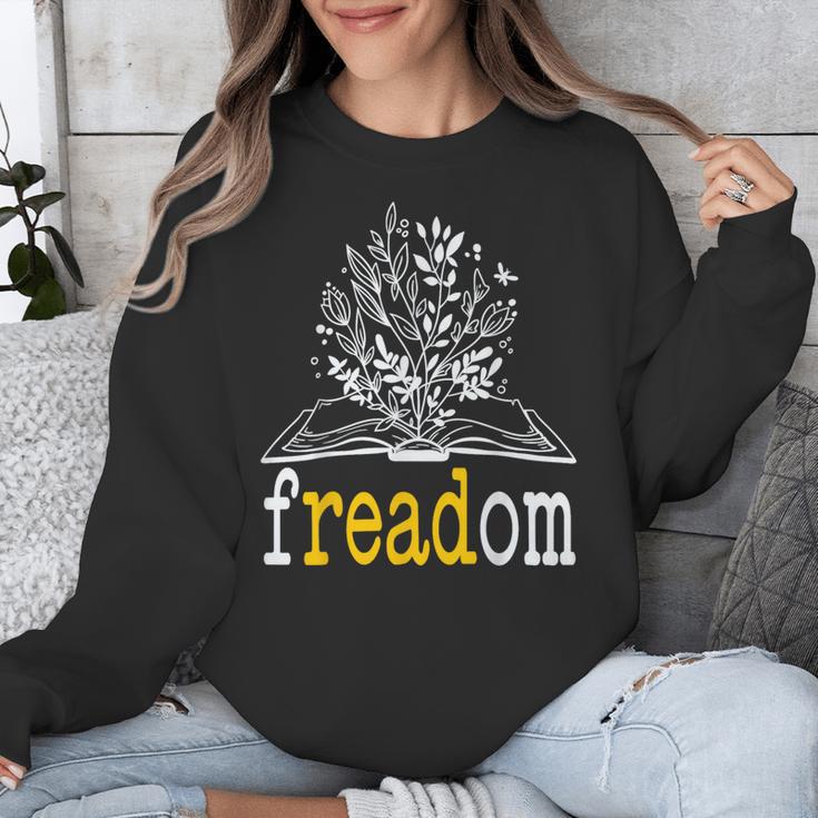 Freadom Freedom Read Banned Books Librarians Unisex Sweatshirt Freadom Freedom Read Banned Books Librarians Unisex Sweatshirt