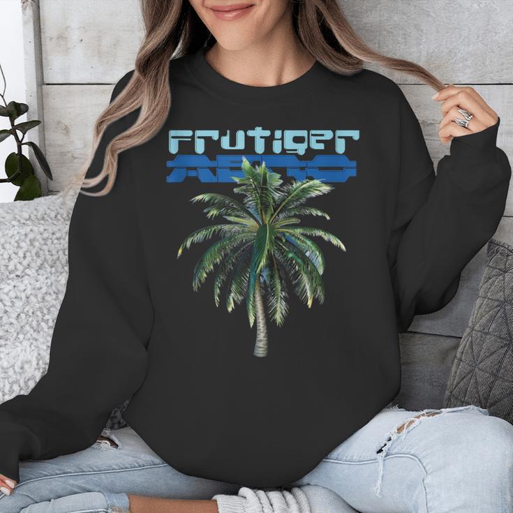 Frutiger Aero Palm Tree Y2k Aesthetic 2000s Trend Unisex Sweatshirt Frutiger Aero Palm Tree Y2k Aesthetic 2000s Trend Unisex Sweatshirt