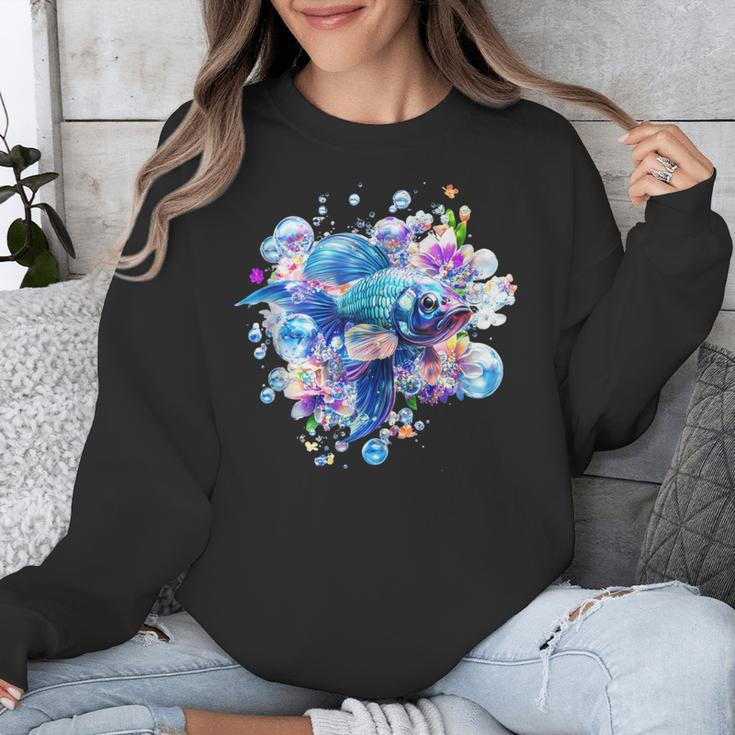 Frutiger Aero Y2K Fish Unisex Sweatshirt Frutiger Aero Y2K Fish Unisex Sweatshirt