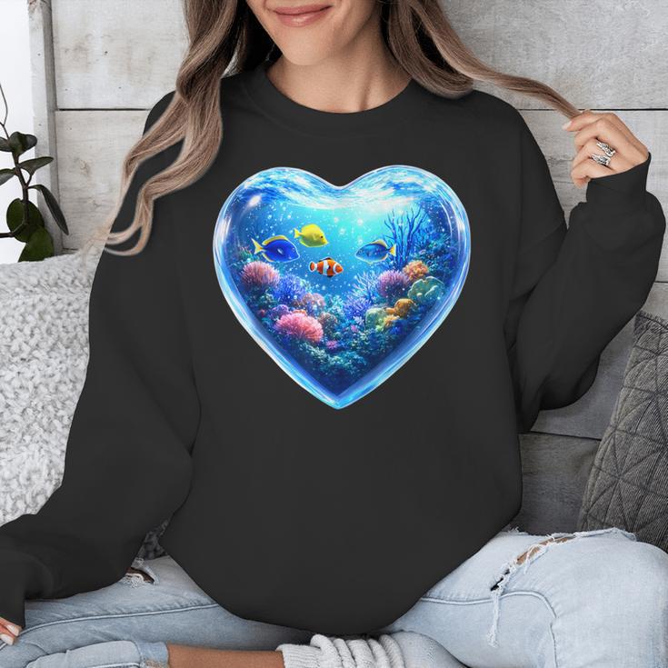 Frutiger Aero Y2K Heart Unisex Sweatshirt