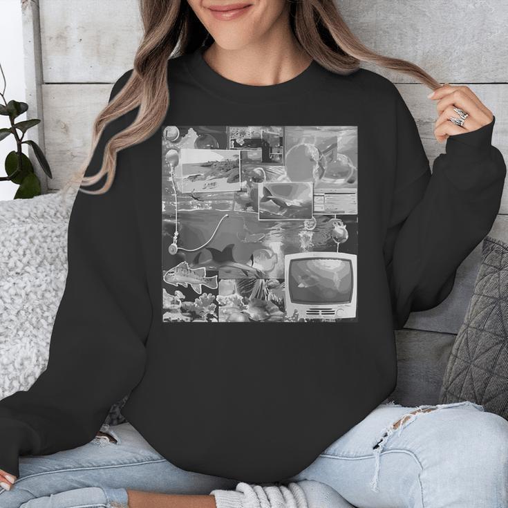Frutiger Aero Y2K Old School Retro Vibes Unisex Sweatshirt Frutiger Aero Y2K Old School Retro Vibes Unisex Sweatshirt