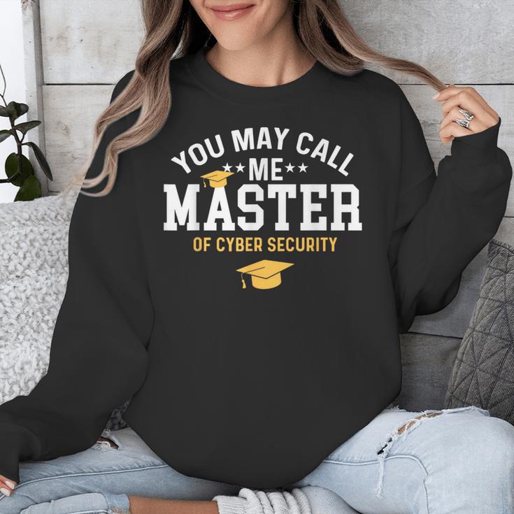 Funny Cyber Security Graduation You May Call Me Master Unisex Sweatshirt