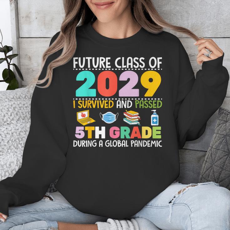 Future Class Of 2029 I Survived Passed 5th Grade Graduation Unisex Sweatshirt