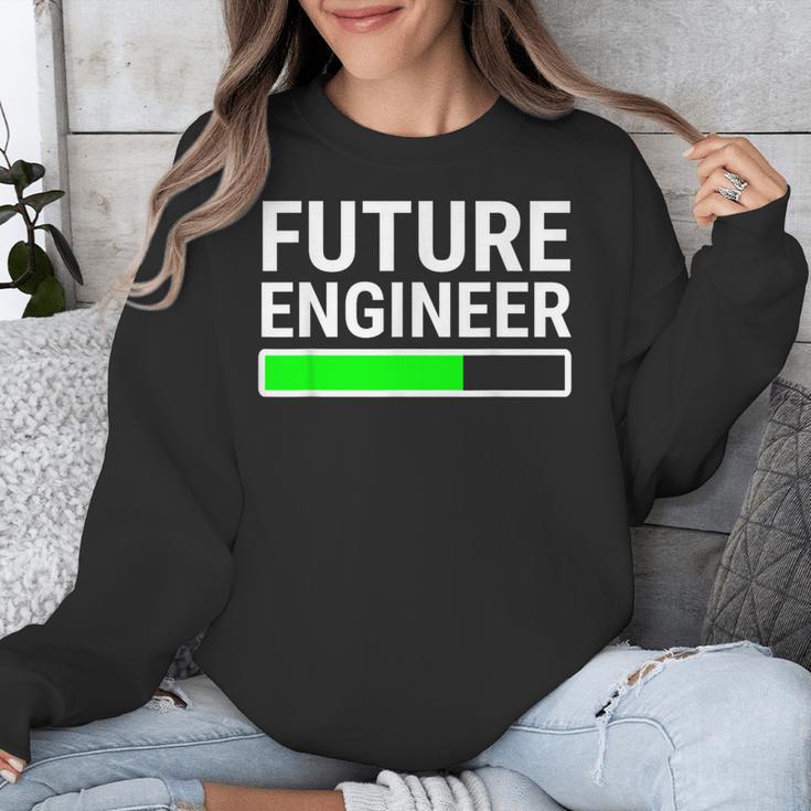 Future Engineer Loading Bar Cool Graduation Unisex Sweatshirt