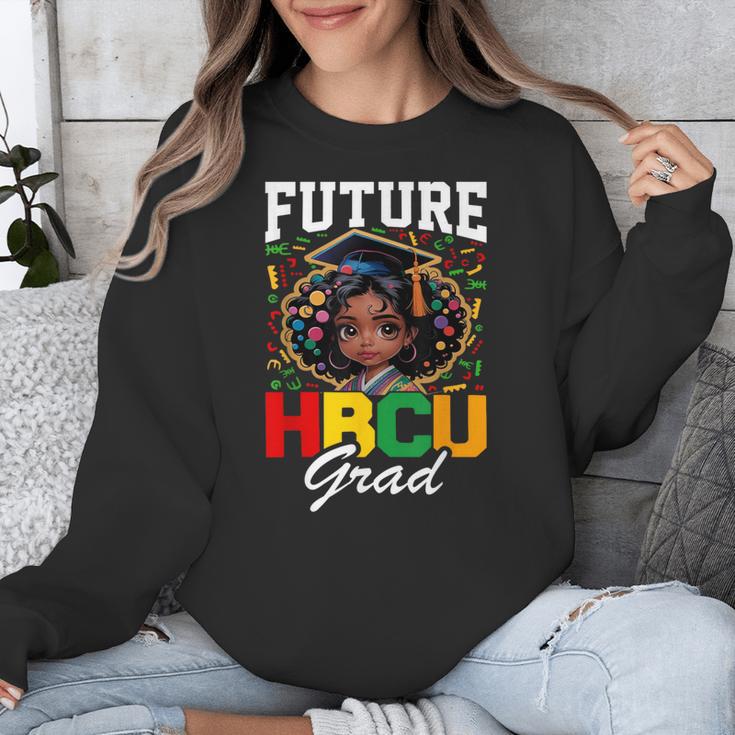 Future HBCU Grad Girl HBCU Toddler Kids Graduation Unisex Sweatshirt