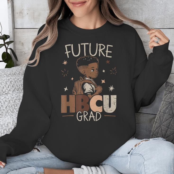 Future HBCU Grad Graduate Afro Boy College Graduation Unisex Sweatshirt