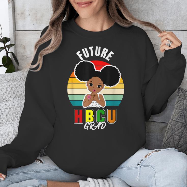 Future HBCU Grad Graduate Afro Girl College Graduation Unisex Sweatshirt