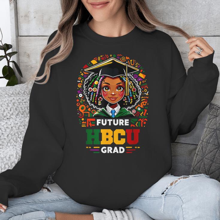 Future HBCU Grad Graduation Students Girl Kids Unisex Sweatshirt