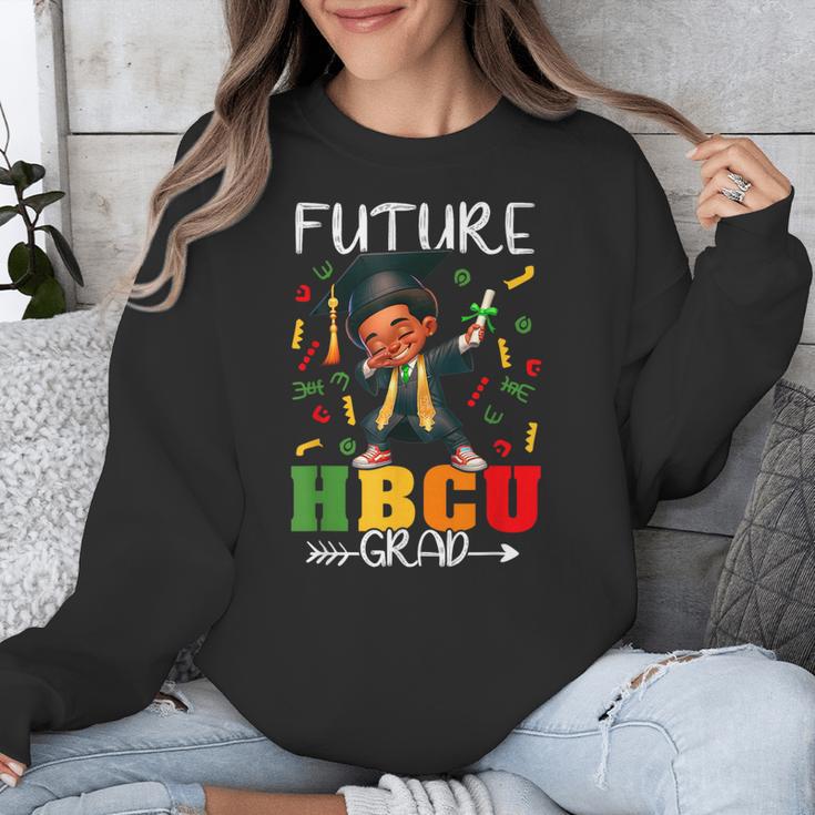 Future HBCU Grad History Boy Graduation HBCU Kids Unisex Sweatshirt