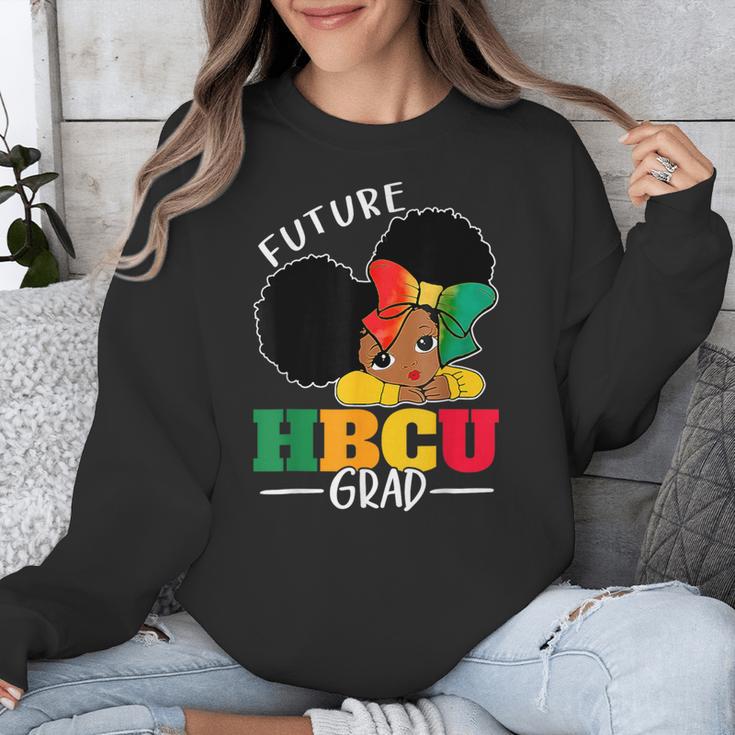 Future HBCU Grad History Girl Graduation HBCU Kids Unisex Sweatshirt